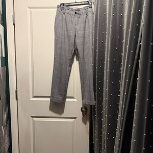 Womens's Gray Plaid Pants